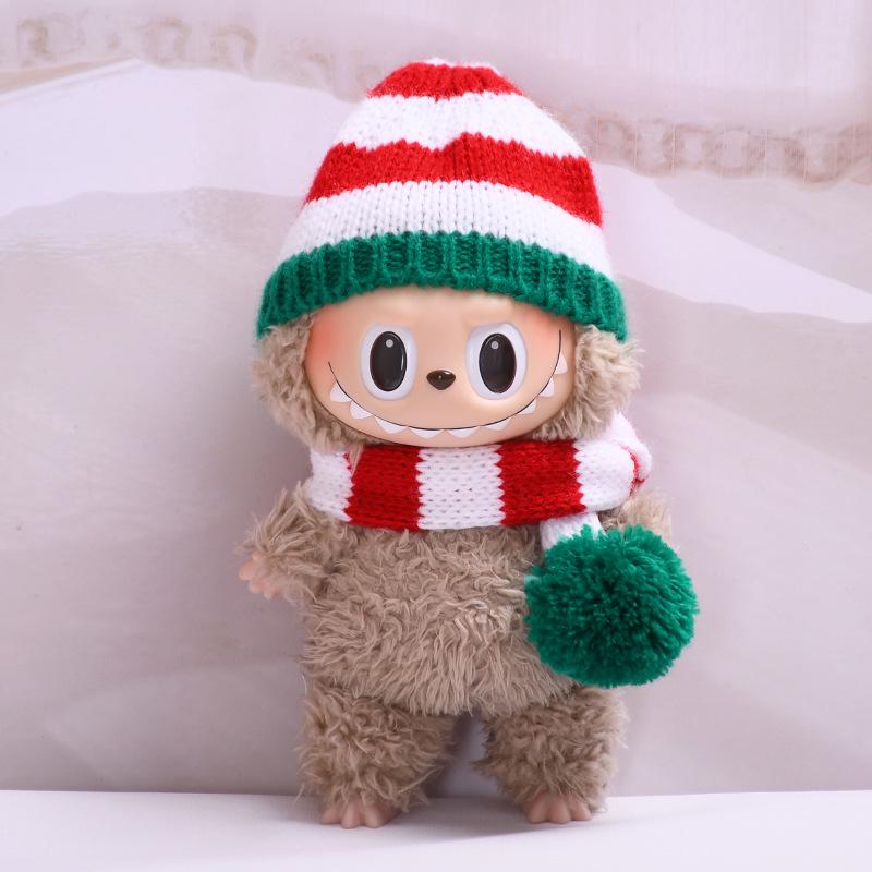 Pandantiv pălărie Labubu de 17 cm: Accesoriu vestimentar/Breloc/Amulet pentru geantă de umăr/Cană cu apă