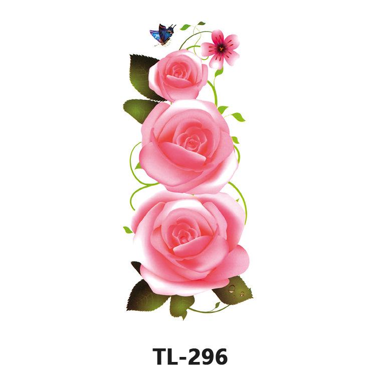 Waterproof Temporary Rose & Floral Tattoos for Women – Long-lasting & Colorful Designs