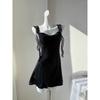 2026 Lace Strap French Nightdress Slim Pure Style Sexy Nightwear Ice Silk Homewear