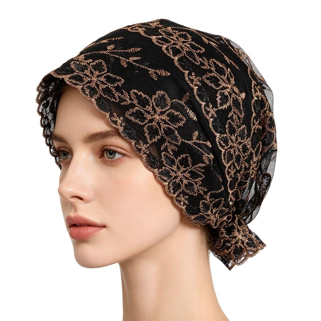 Polyester Embroidered Mesh Sun Hat With Adjustable Fit For Summer Fashion