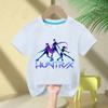 KPop Demon Hunters Rumi Zoey Mira 2025 Neck Cartoon Boys Tee Kids Girls T-shirt Print Fashion Casual Tops Casual Girl Clothes