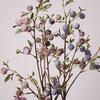 Faux Berry Stems Realistic Red/Blue/Purple Berries Branches Artificial Fruits Picks for DIY Flower Arrangement