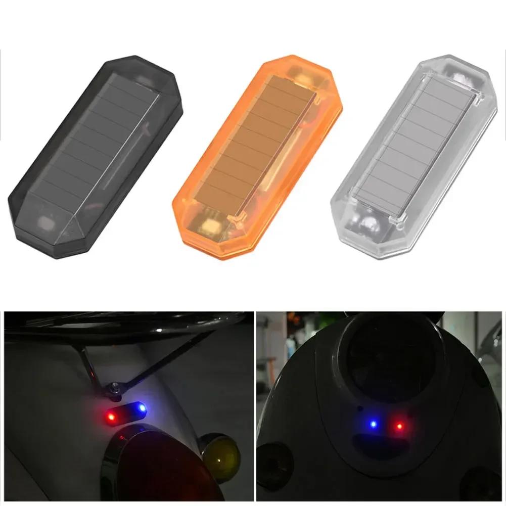 Motocykly Auto Mini LED Bezdrátové výstražné světlo Výstražné světlo proti krádeži Zabraňuje kolizi zezadu Solární stroboskop Auto příslušenství