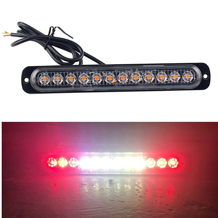 1pc Stroboscopes LED Strobe Warning Light Bar Grille Flashing Truck Car Beacon Signal Lamp 12V 24V Emergency Light
