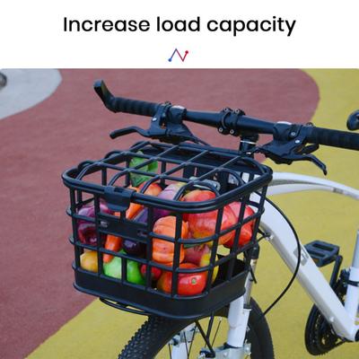 Bicycle Front Basket Large Capacity Strong Load-bearing Easy Installation Scooter Bike Basket Replacement