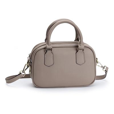 Yocipa Echte Leder Mini Boston Tasche für Crossbody Schulter Pendler Tasche Damen, 2-Wege, Tasche, Klein, Leicht, Tasche, Leder, (khaki)