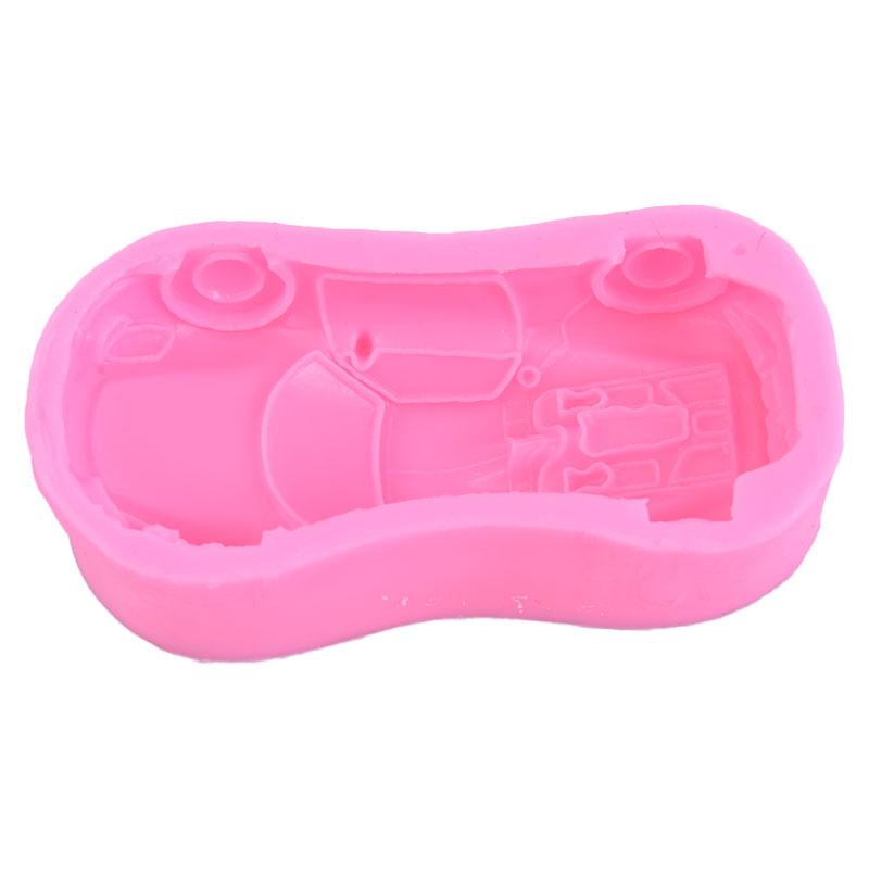3D Sports Car Silikonowa forma do ciasta kremówki Jelly Chocolate Decoration Narzędzie do pieczenia