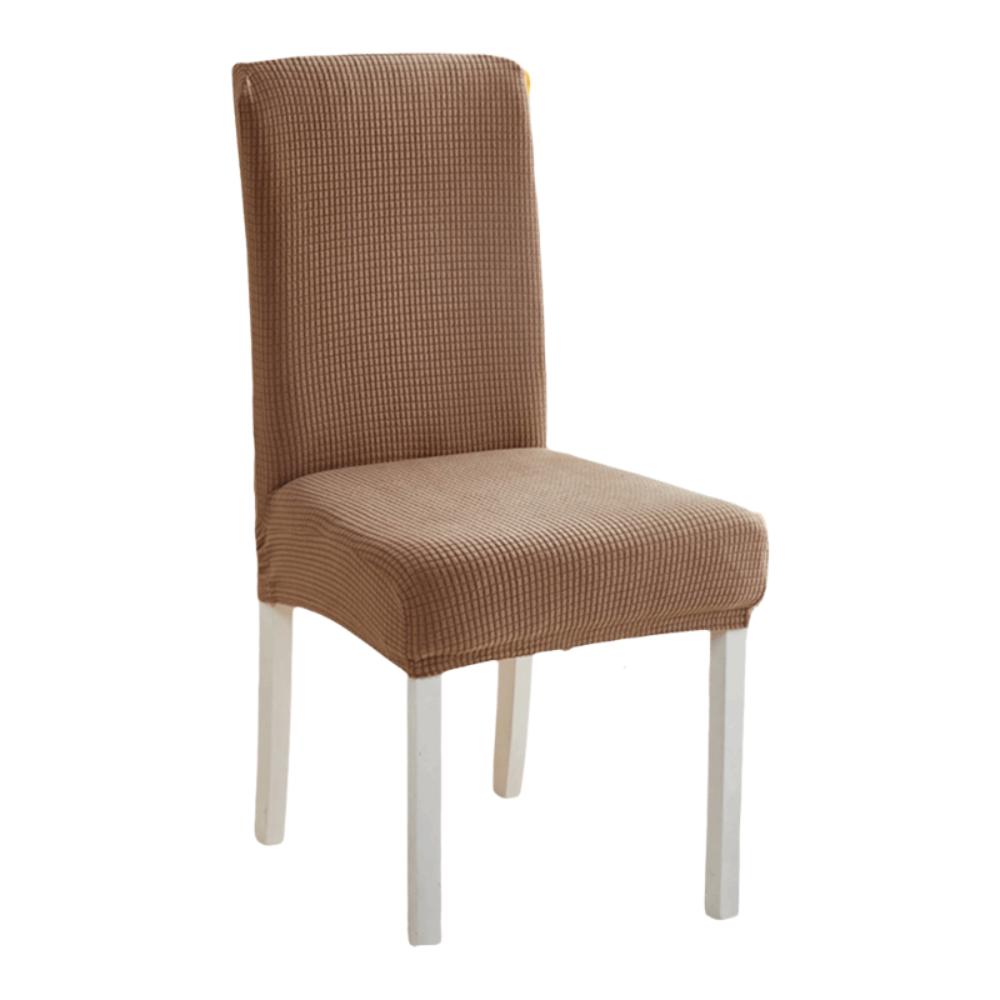 High Elastic Seat Cover Plain Color Stool Cover Dining Chair Cover Wedding Banquet