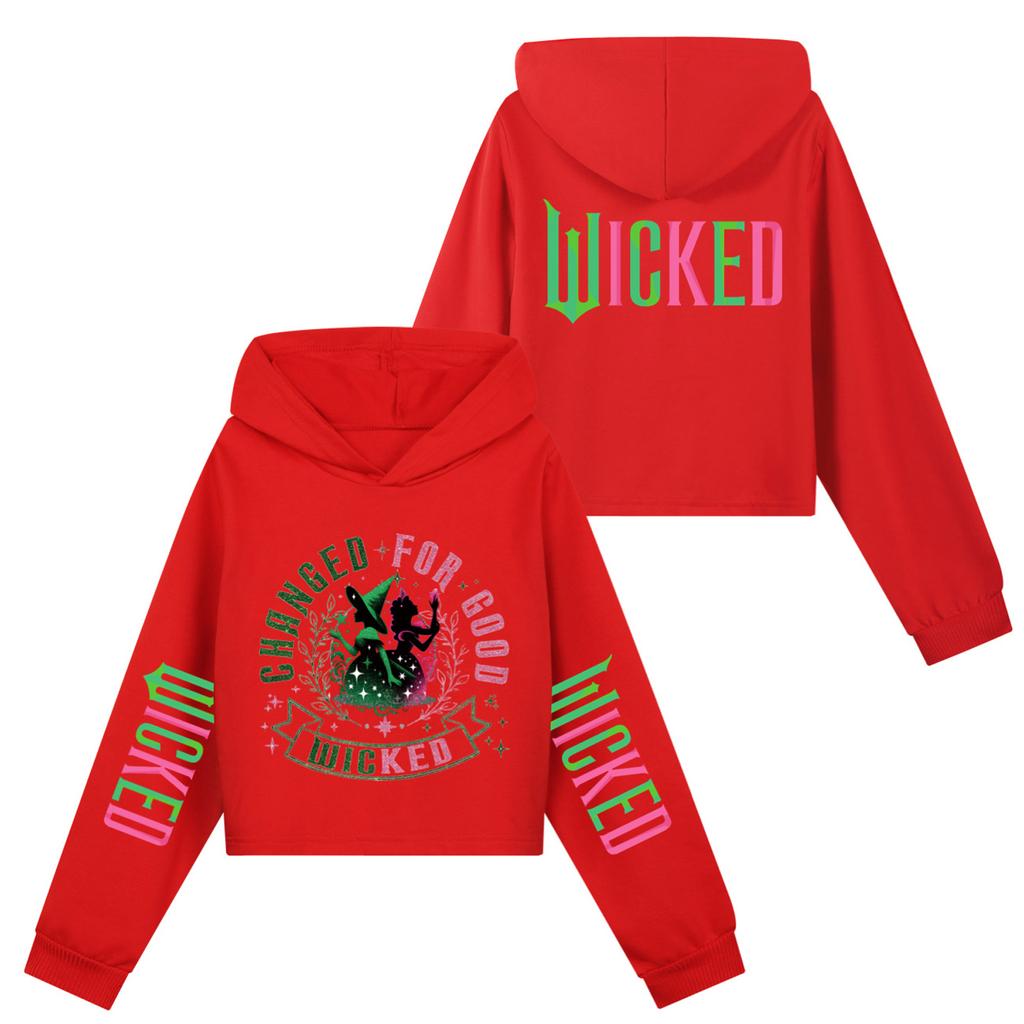 Children's Long-sleeved Loose Pullover Letter-printed Hooded Sweatshirt
