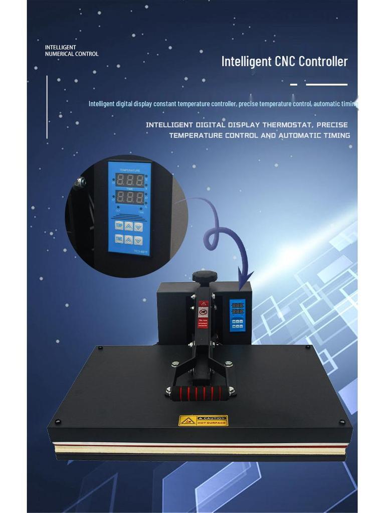 40x60 High-Pressure Rhinestone Hotfix Flatbed Heat Transfer Press for T-Shirts