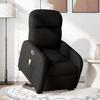 VidaXL Fauteuil inclinable de massage électrique Noir Tissu 3303004