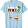 Funny Couples Christmas Chestnuts Adult Matching T-Shirt Xmas Costumes for Couples His and Her Girlfriends Boyfriends
