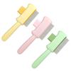 Self Cleaning Cat Brush Pet Grooming Comb with Stainless Steel Dense Teeth Detangling Comb Removes Loose Fur for Dogs Cats Flea