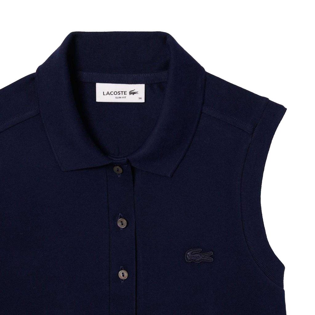 Lacoste Damen L.12.D Stretch Slim Ärmelloses Poloshirt