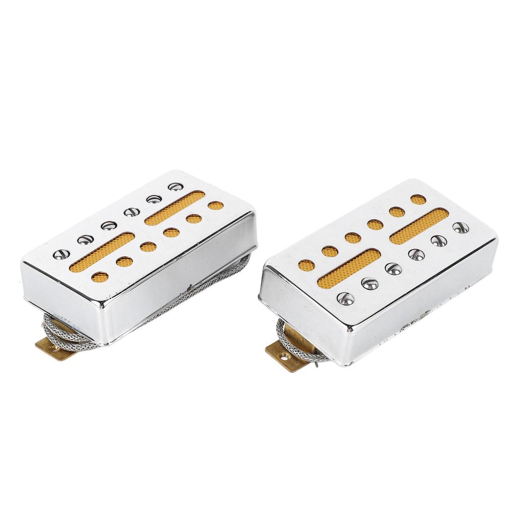 2 Sets Electric Guitar Pickup Single Coil Clear Sound 6 Holes Pickup Instrument Accessory for
