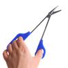 21x6.3cm Large Toenail Clippers Curved Tip Bandage Gauze Scissor With Long Handle Stainless Steel Manicure Pedicure Tool