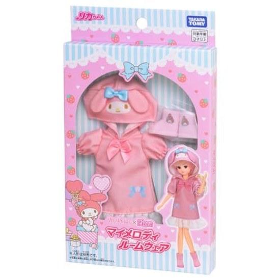Takara Tomy Licca-chan Doll My Melody Loungewear Dress-up Play Toy Ages 3 Up