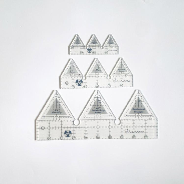 Accurate 90° Cutting Fabric Quilting Ruler Sewing Template for Designer Tailor