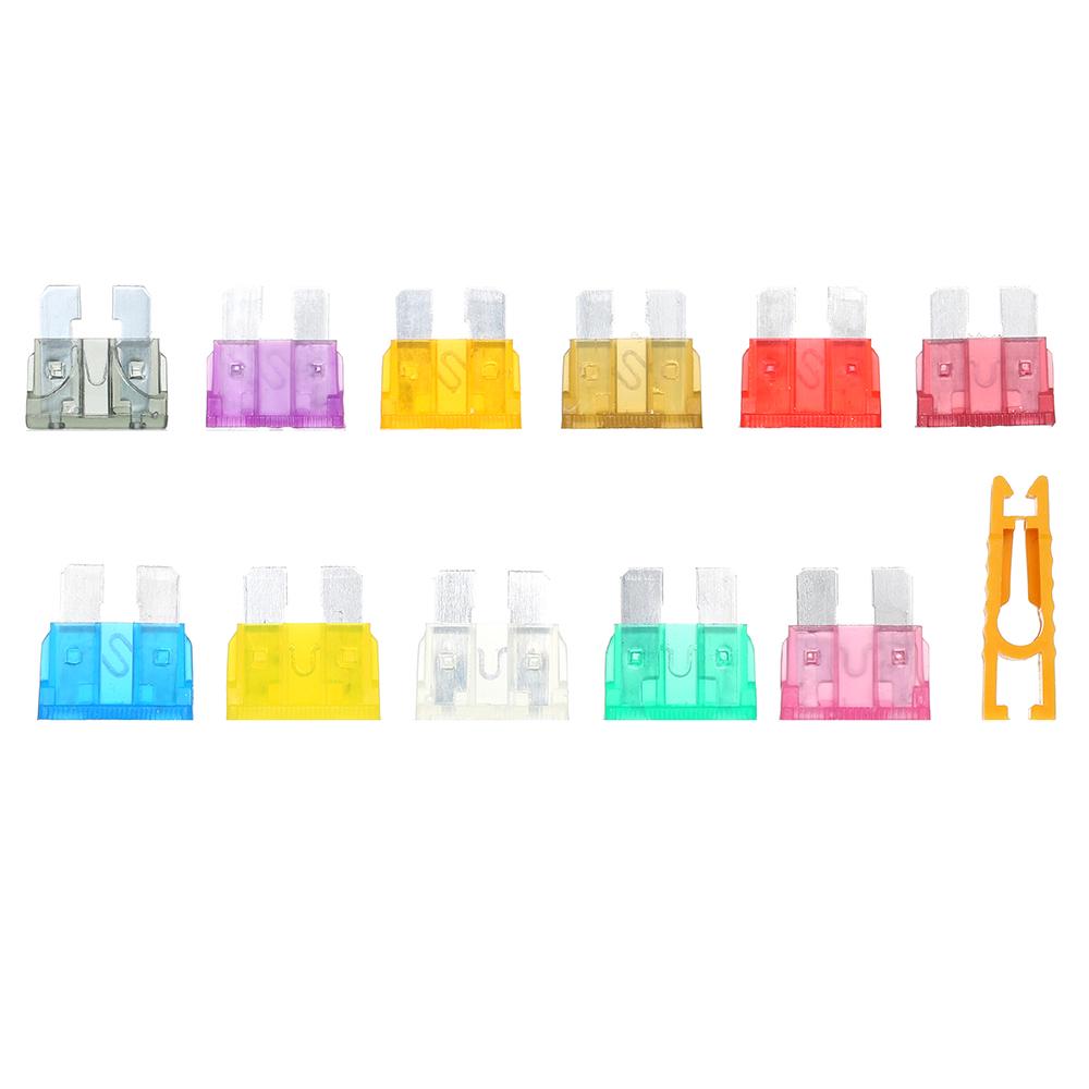140PCS 2A 40A Automotive Standard Medium Auto Holder Car ATO Plug in Blade Fuse Assortment Boat Motorcycle Truck
