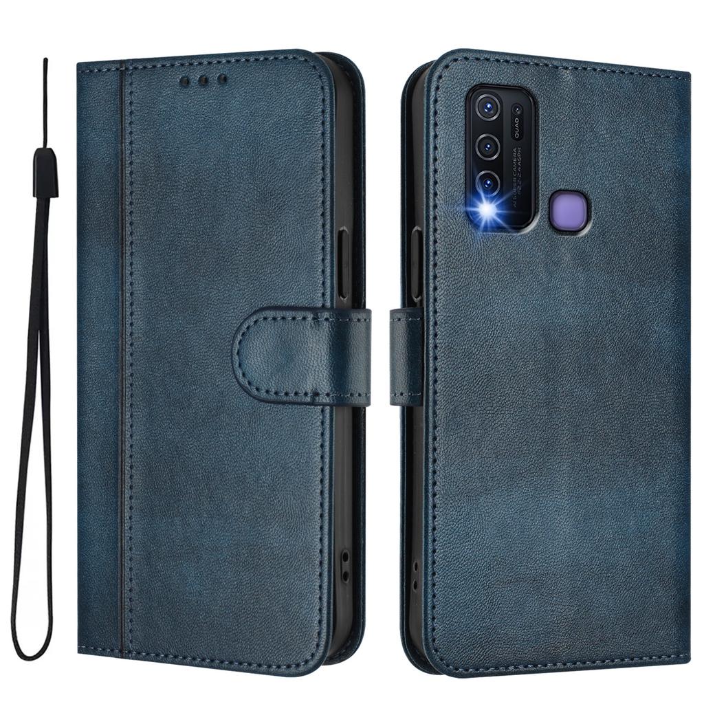 Leather Wallet Case For VIVO Y30 Y29s Y29 Y28s Y28 Y27 Y27s Y22s Y22 Y21e Y21t Y21s Y20g Y20a Y20i Y20 Flip Book Phone Cover