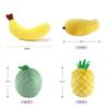 Plush Fruit Toys Set With Soft Pp Cotton For Kids Role Play And Educational Games