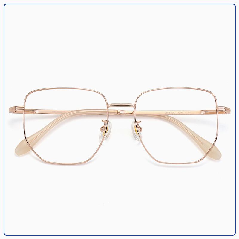 Men Prescription Glasses Optics Lenses Reading Glasses Women Blue Light Blocking Myopia Eyewear Metal Titanium Eyeglasses Frame