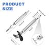 uxcell RC Boat Drive Shaft W Propeller and Coupling Joint Assembly Kit, L100mm Shaft, L25mm Sleeve, D36mm Three-Propeller, Fits 2mm Motor Shaft