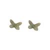 French Retro Colorful Enamel Butterfly Stud Earrings - Stylish, Chic, Versatile Design for Women