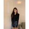 Autumn and Winter T-shirt Bottoming Shirt for Women Slim Fashionable and Versatile Short Top