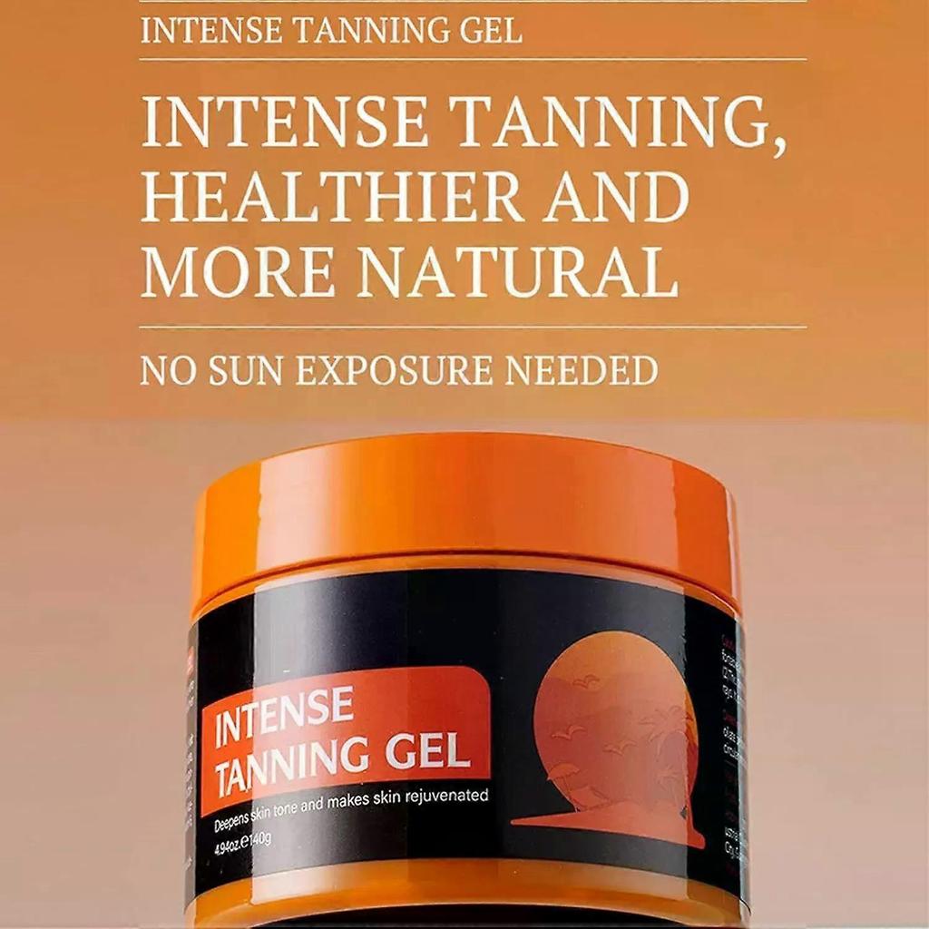 Intensive Tanning Shimmer Gel, Skin Intense Tanning Gel for Body