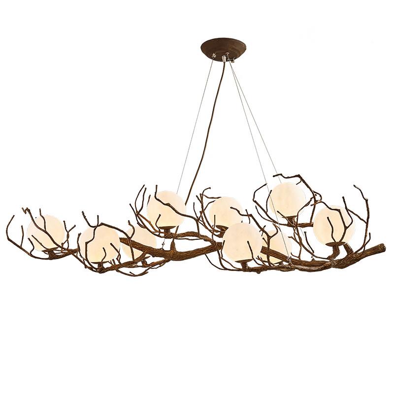 Lampadario a 3 Bracci Stile Wabi-Sabi Oeny