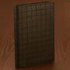 Japan Management Association Uehara Yushichi X NOLTY TOOLS B6 Genuine Leather Notebook Cover Background with Checkered (JMAM) Inden-ya (black Pattern)