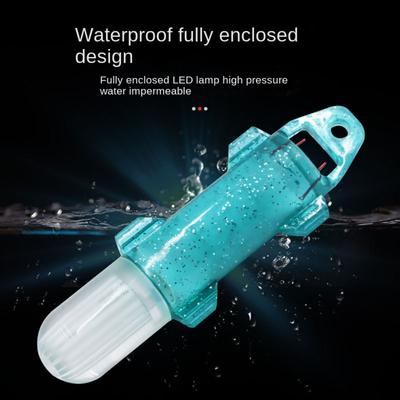 New ABS LED Fish Attracting Indicator LED Flashing Waterproof LED Fish Light Fishing Tools Light Bait Underwater