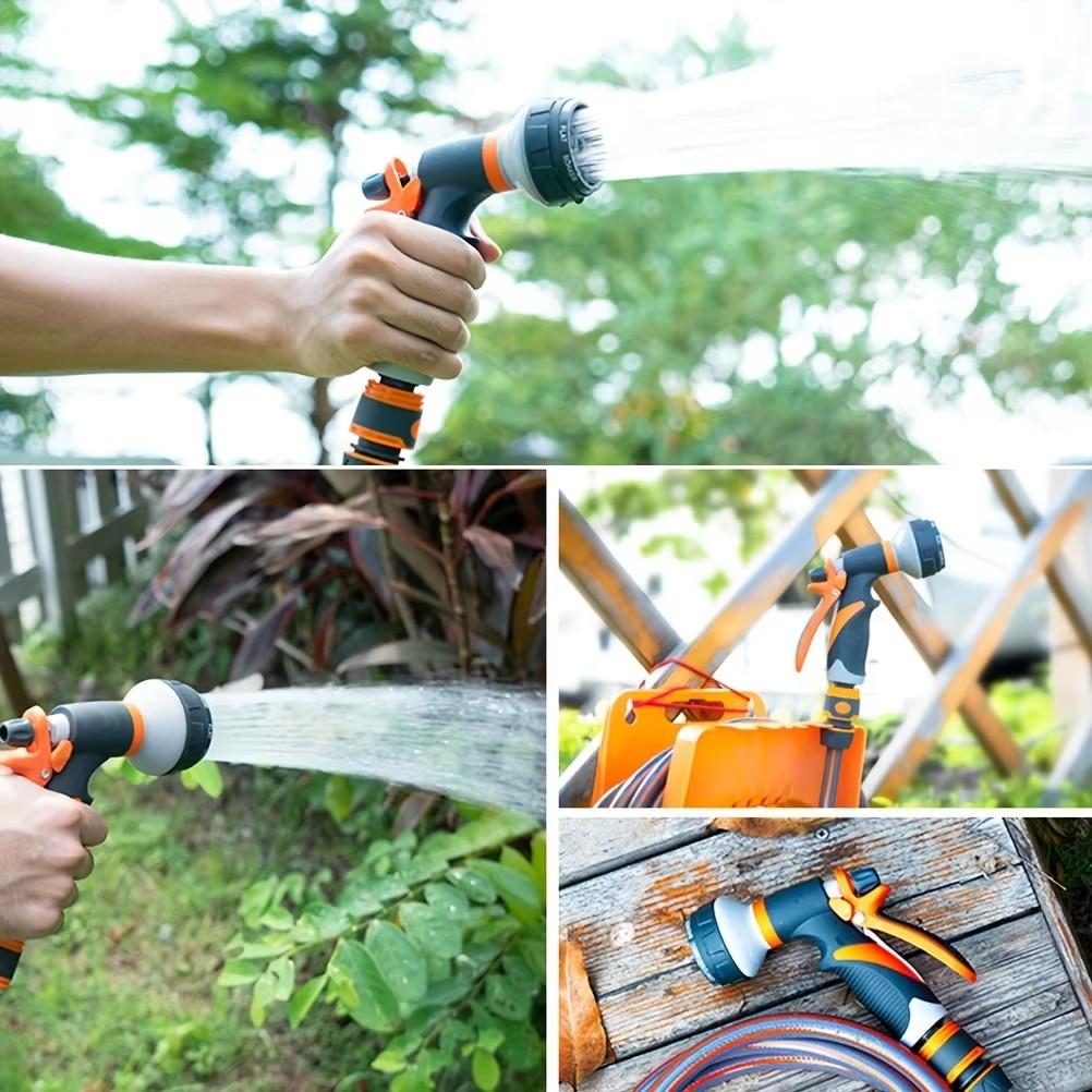 Hose Sprinkle Nozzle For Garden Washing Car 8 Spray Modes Lawn Spray Watering Multifunction High Pressure Water Tool