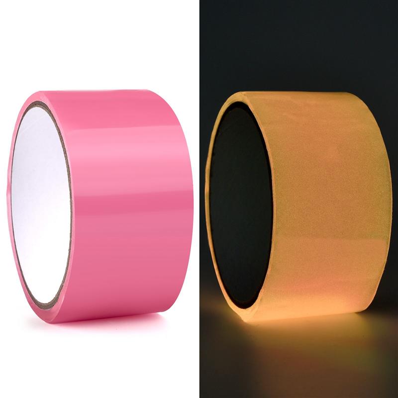 10m/Roll Colorful Sticky Ball Tape Glow In Dark Stress Relaxing Sticky Ball Tape Toy Party Toy Rolling Craft Gift For Kids Adult