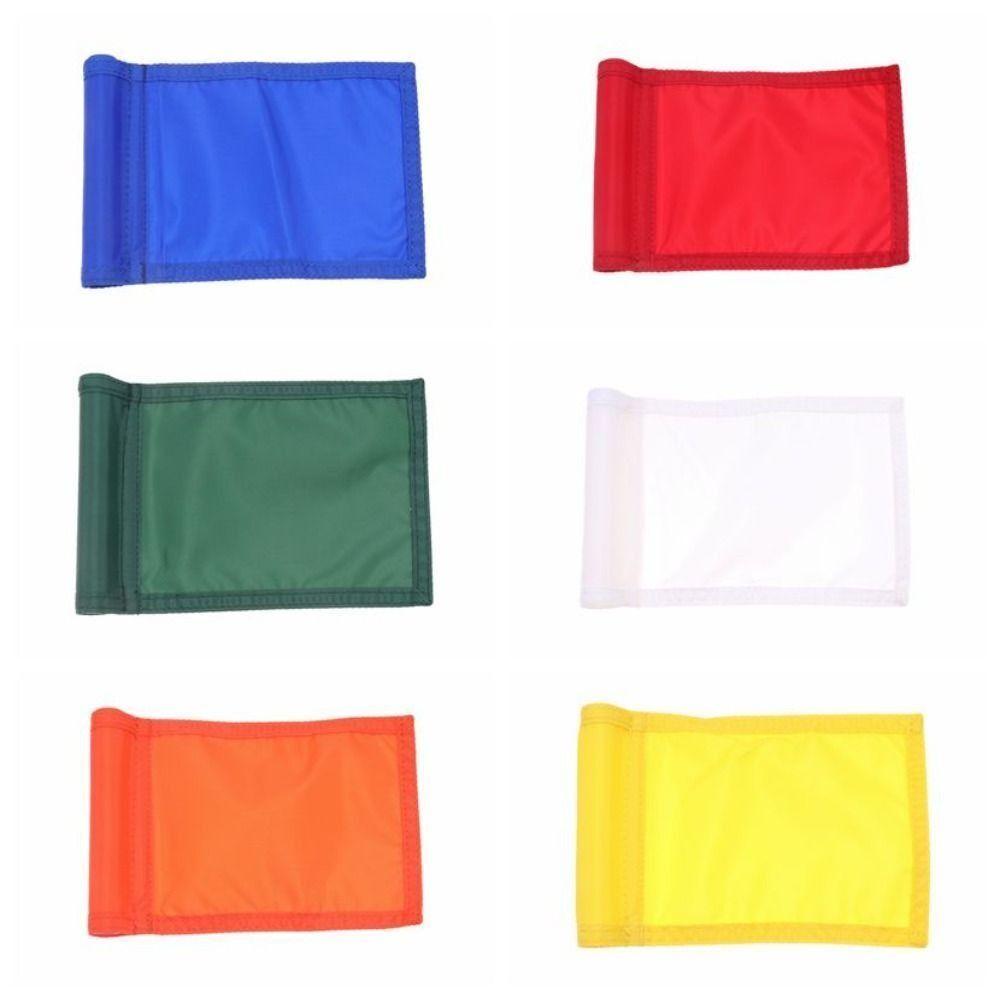 Однотонные флаги для гольф-паттинг-грина, принадлежности для гольфа, монохромный флаг, портативный флаг для практики гольфа