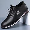 Men's shoes versatile soft sole soft surface non-slip driving shoes summer senior sense golf breathable casual leather shoes