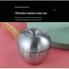 Stainless Steel Apple Kitchen Timer for Cooking and Baking