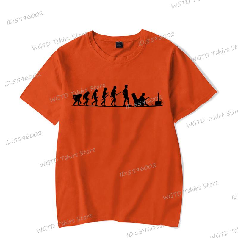 Evolution Gamer T-Shirt Funny Gift for Gamers Video Game T-Shirts for Men Crew Neck Funny Evolution Gamers Summer Tops Clothes