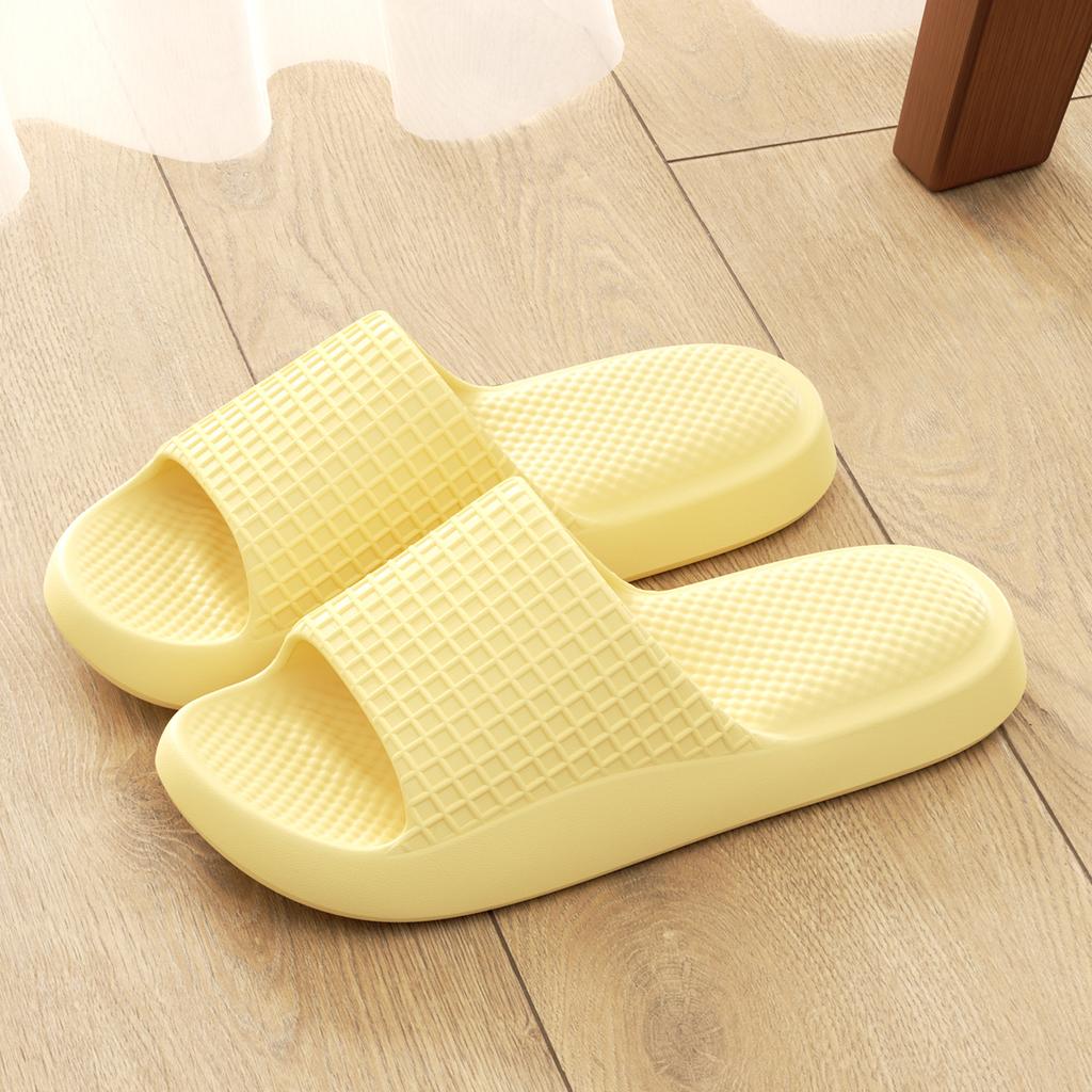 Summer Women Home Slippers Flat Soft Beach Slides Comfortable Non-slip Slippers Lightweight Men Bathroom Slippers