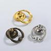 Heavy Duty Retro Drawer Ring Pulls Zinc Alloy Multiple Vintage Styles for Bathroom Wardrobe Cabinet Home Decor