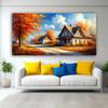 Abstract Landscape Wooden House Large Size Diamond Painting New Collection Scenery Diy Full Drill Rhinestone Embroidery Mosaic Cross Stitch Kits