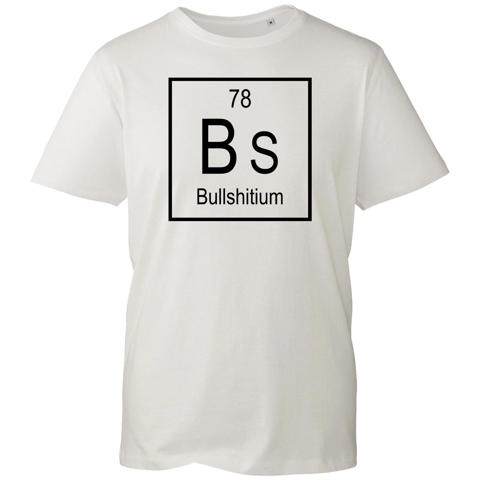 Funny Periodic Table Bs Science Bullsh*tium Element Humor Gag Novelty T-Shirt 3XL