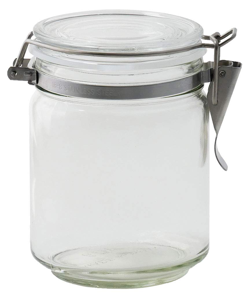 ADERIA Контейнер для хранения Антибактериальный Герметичный 835 мл Винная банка, Контейнер, [Бутылка для фруктов/Стеклянная бутылка/Бутылка для сливы/Герметичный контейнер] M-6688