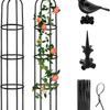 150cm Garden Obelisk Plant Supports Rustproof U-Shaped Climbing Plant Support Tower for Tomatoes Peas Frame