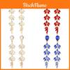 Modische vergoldete Blatt-Hängeohrringe für Damen mit Kristallen, eleganter Party-Schmuck