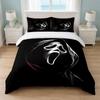 Scream Ghostface Set Lenzuola 3 Pezzi Morbido Lenzuolo Federe Decorazione Letto Casa