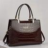 Elegant Crocodile Pattern Pu Bucket Bag For Women With Stylish Designs And Multiple Colors