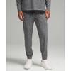 Soft Jersey Jogger  Regular Heathered Black Heathered Silver Drop