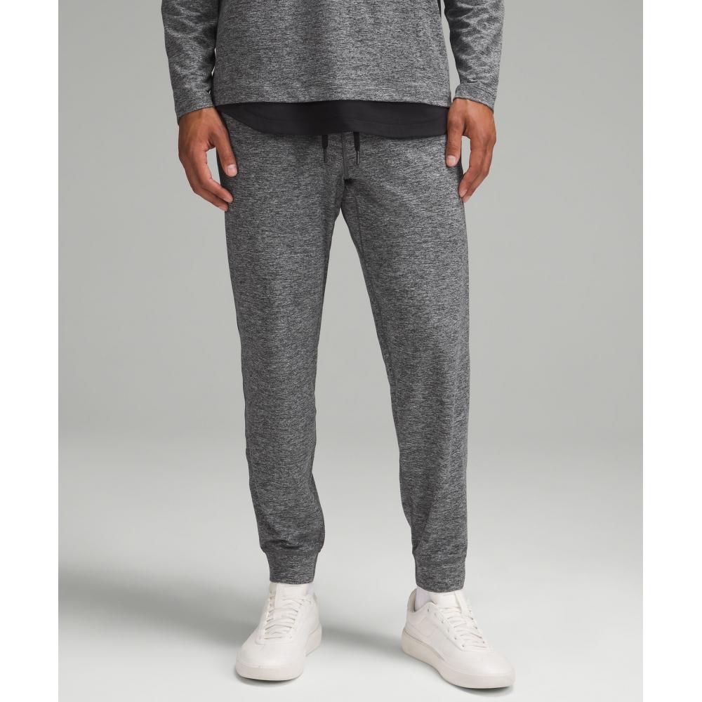 

Lululemon Soft Jersey Jogger Regular Heathered Black Heathered Silver Drop XS